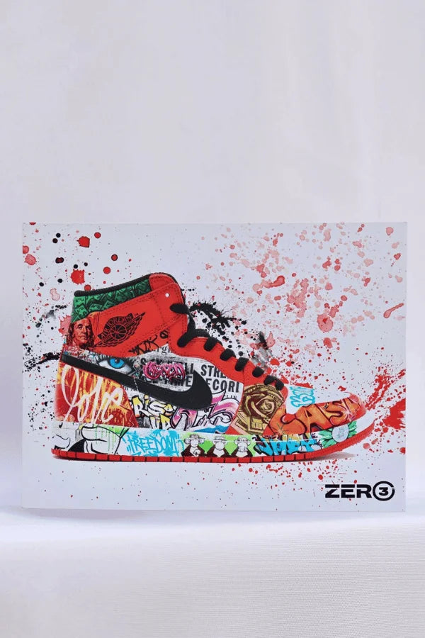 Quadro Decorativo Zero3 | Sneaker Arte Urbana