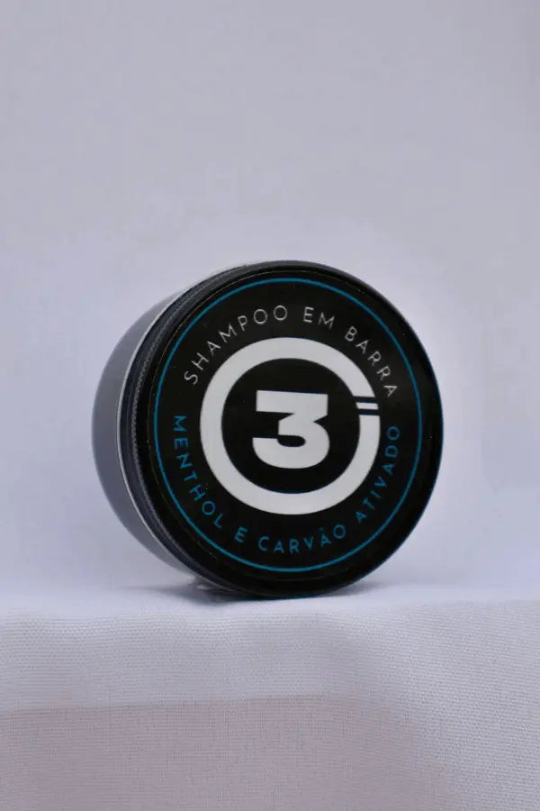 Shampoo em Barra Detox - Carvão Ativado e Menthol