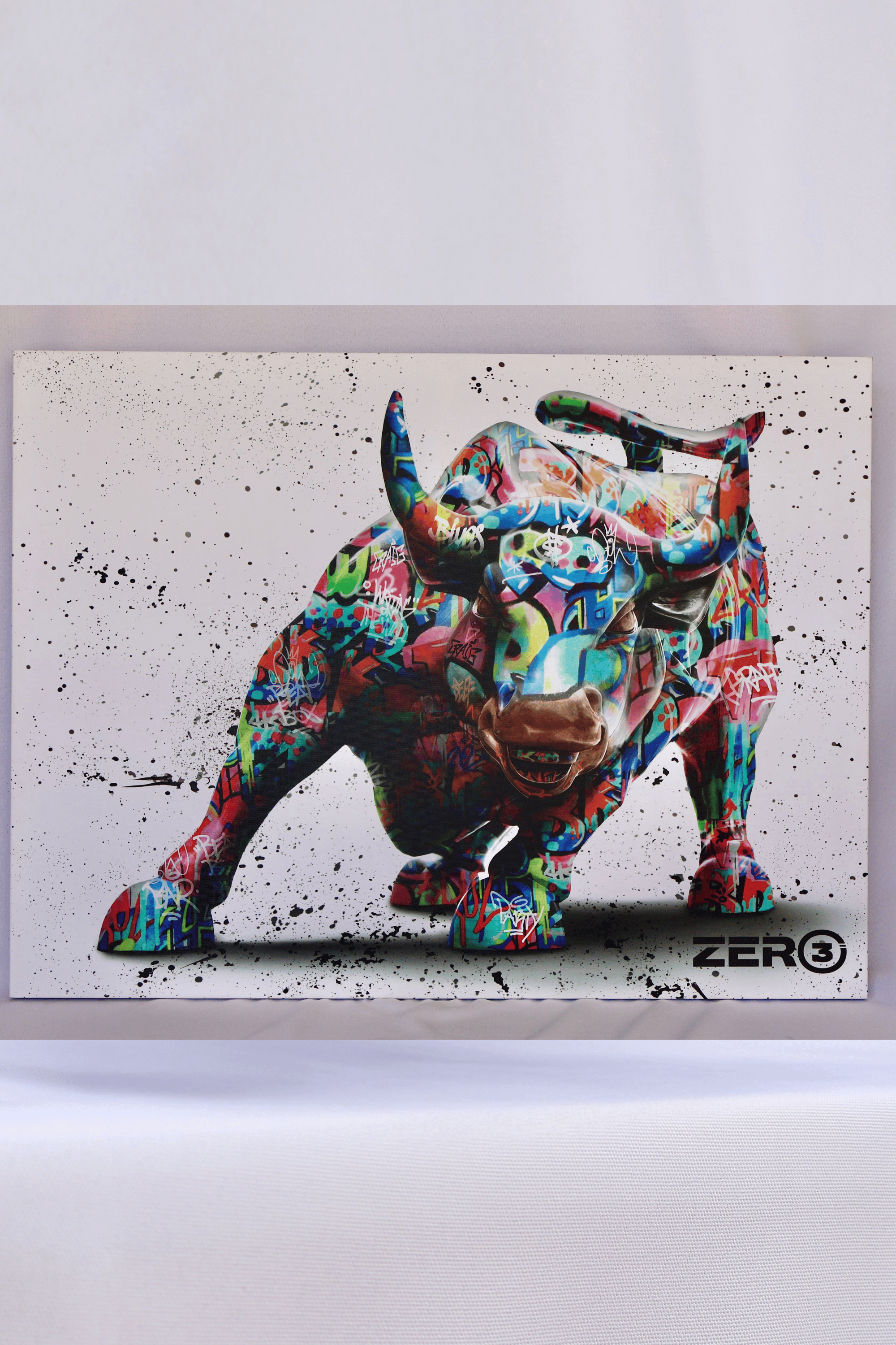 Quadro Decorativo Zero3 | Touro Arte Urbana