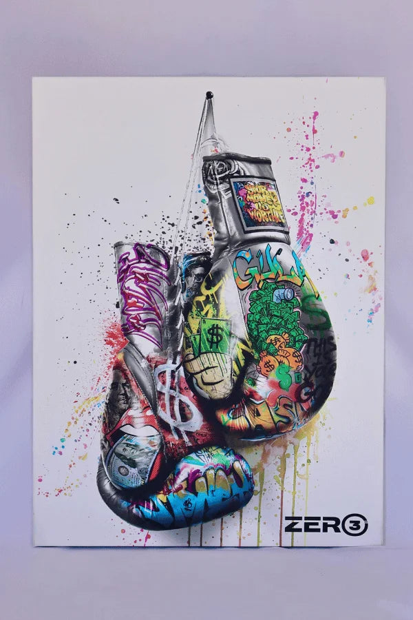 Quadro Decorativo Zero3 | Luvas Arte Urbana