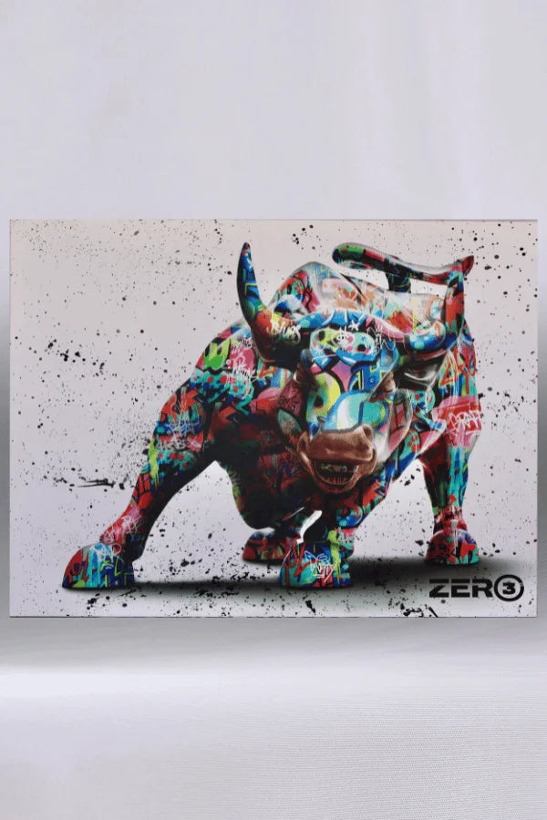 Quadro Decorativo Zero3 | Touro Arte Urbana